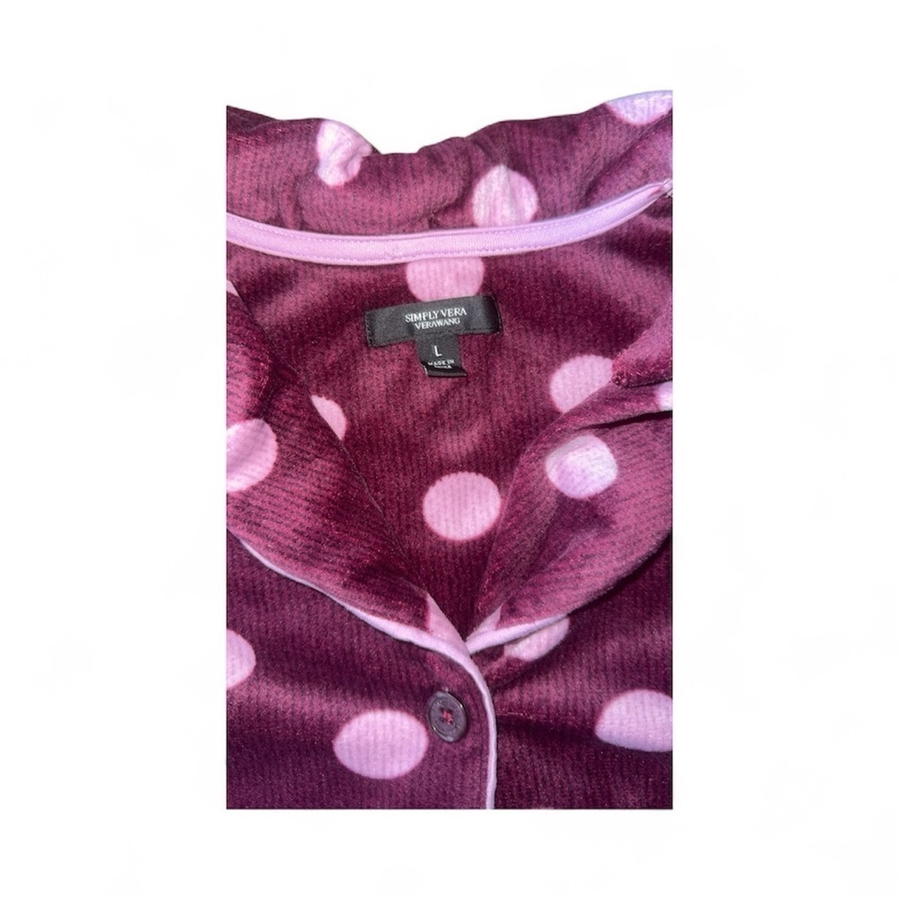 Vera Wang soft, plush WOMENS size L Jammie set. Cozy, lounge pajamas! - Picture 3 of 7